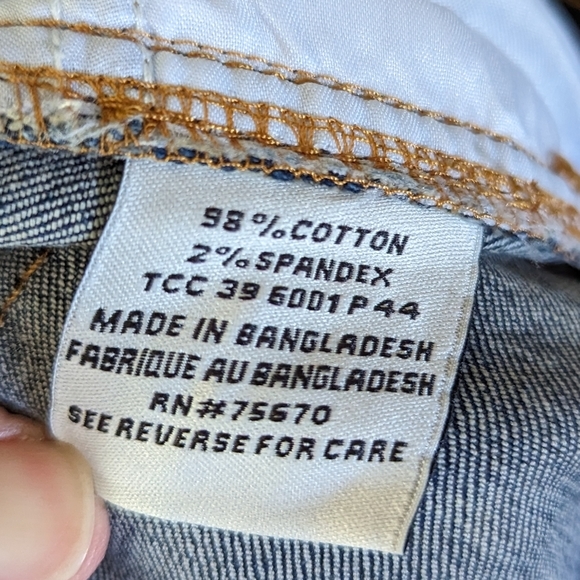 TC and Co. Men's‎ jeans 32x32 slim fit, distressed. NWT - Picture 4 of 7